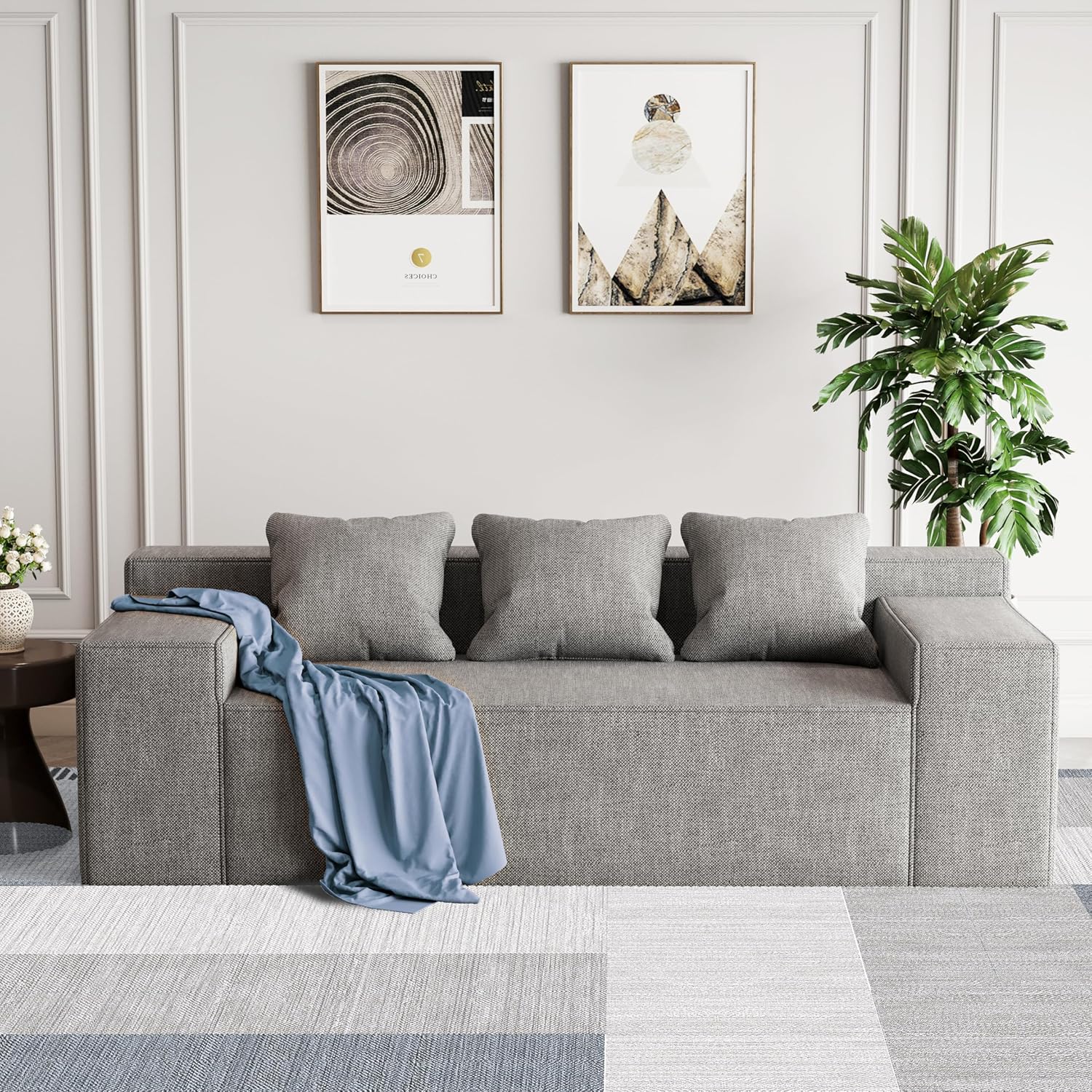 grey living room furniture